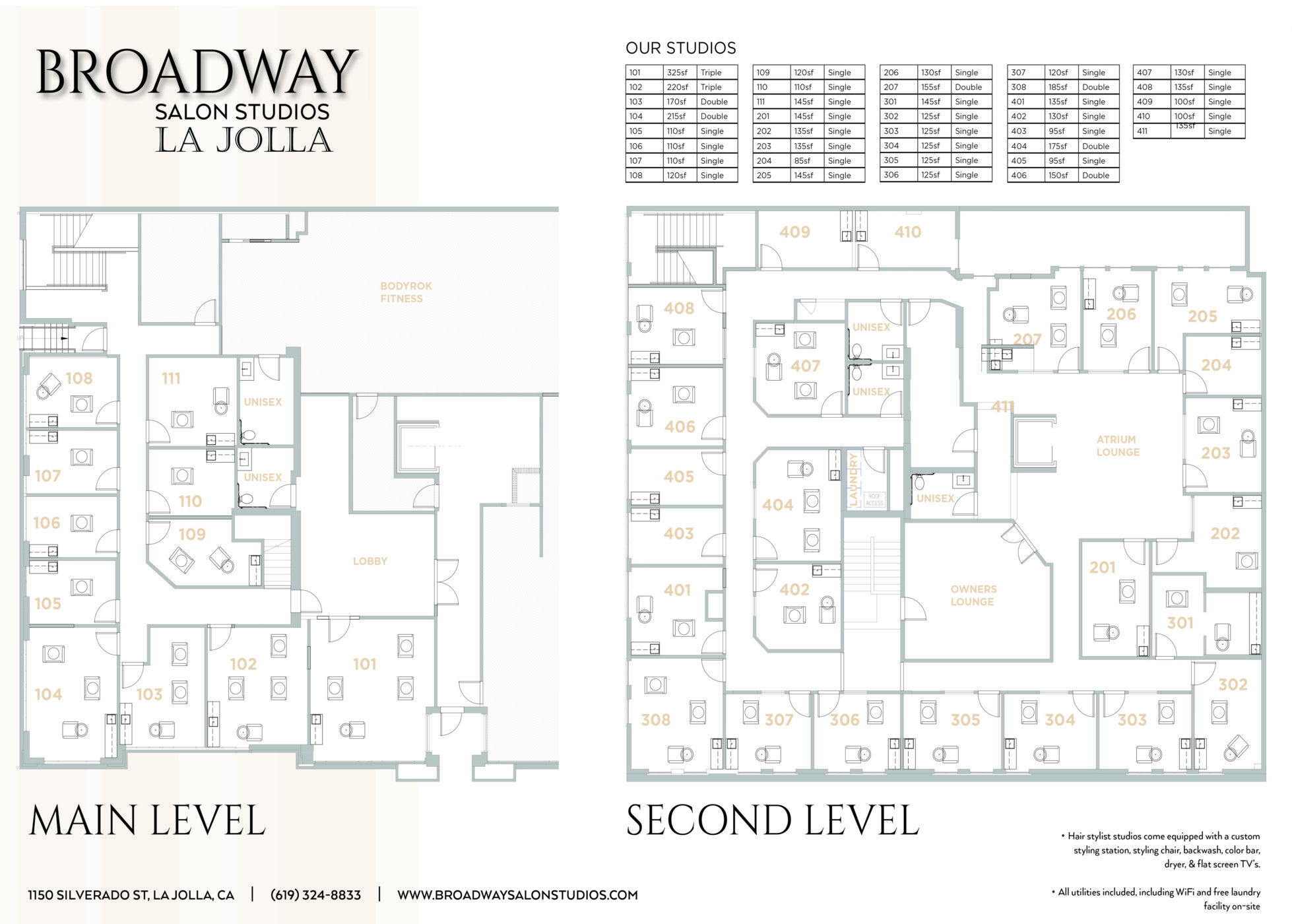 Floor Plan of La Jolla