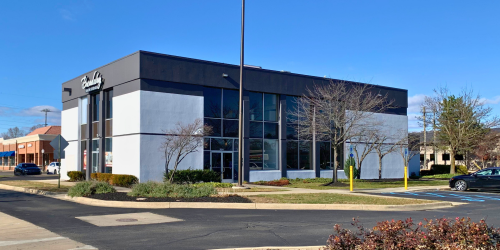 Exterior view of Broadway Salon Studios Livonia location in Michigan
