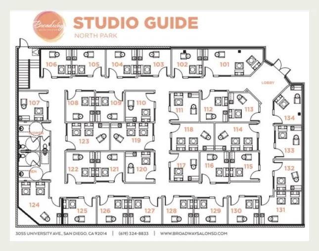 Floor Plan of North Park
