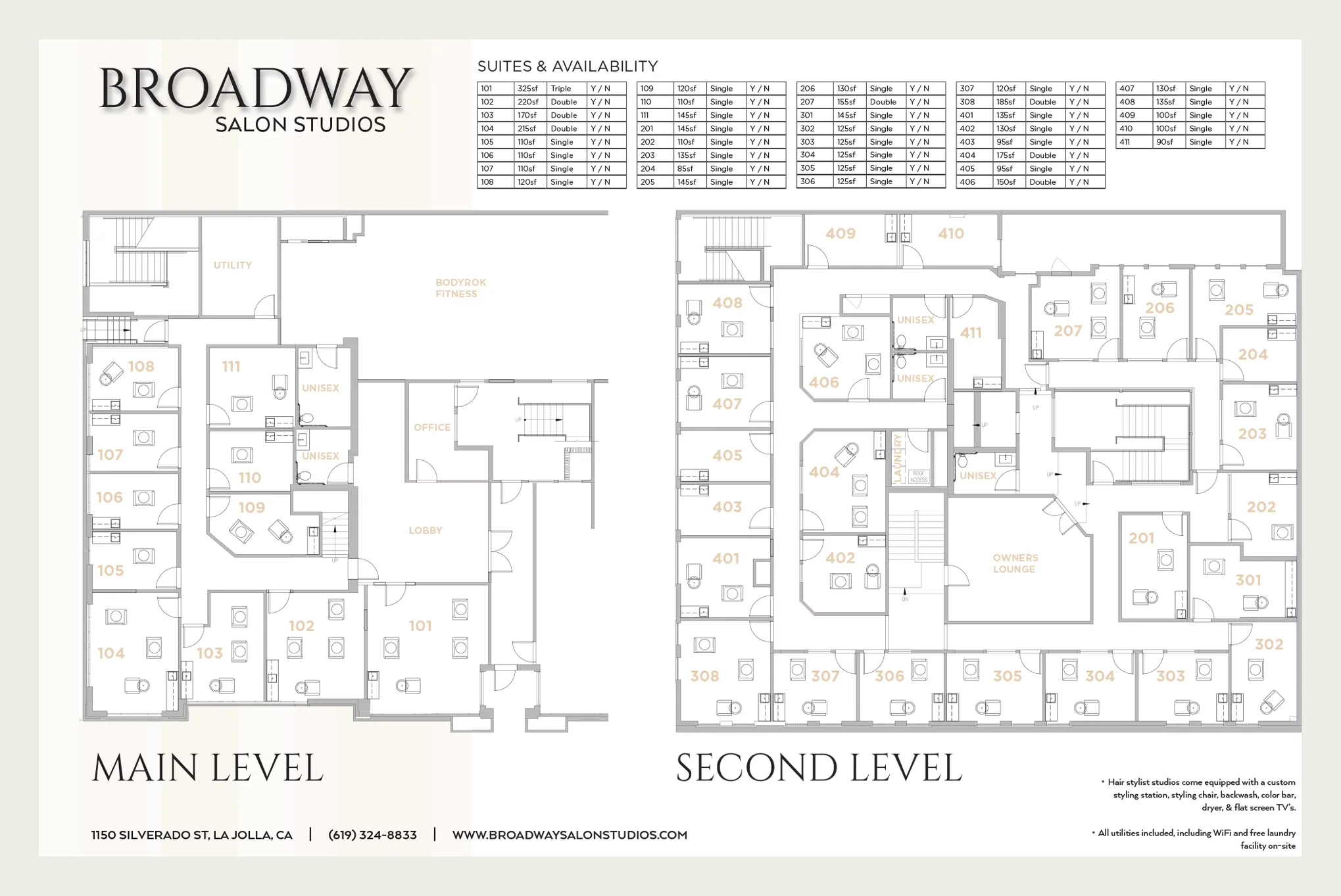 Floor Plan of La Jolla