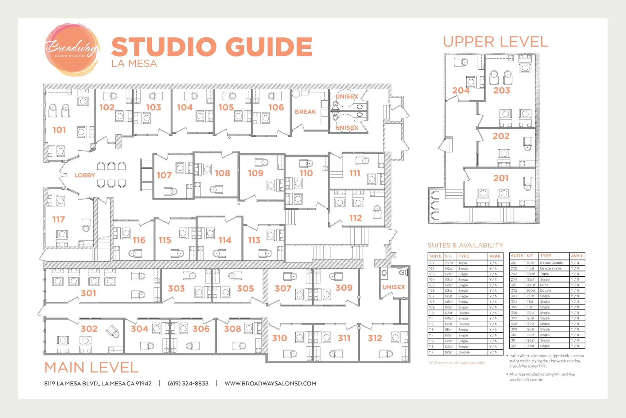 Floor Plan of La Mesa