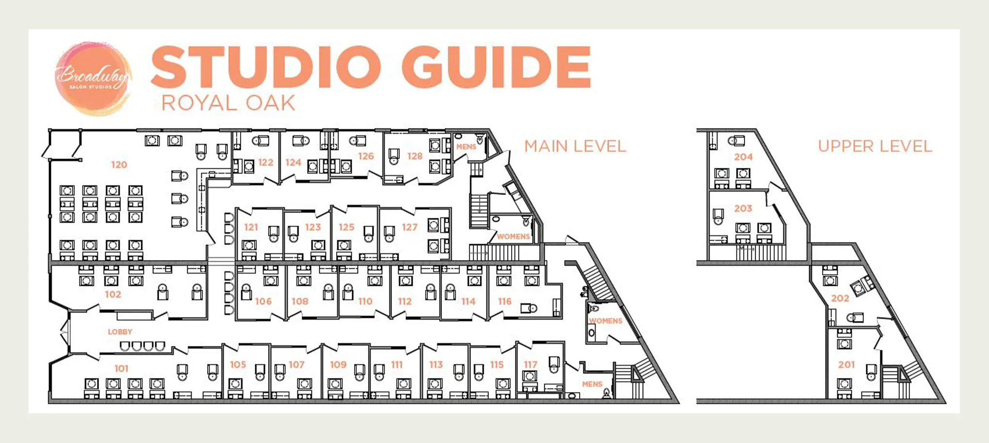 Floor Plan of Royal Oak
